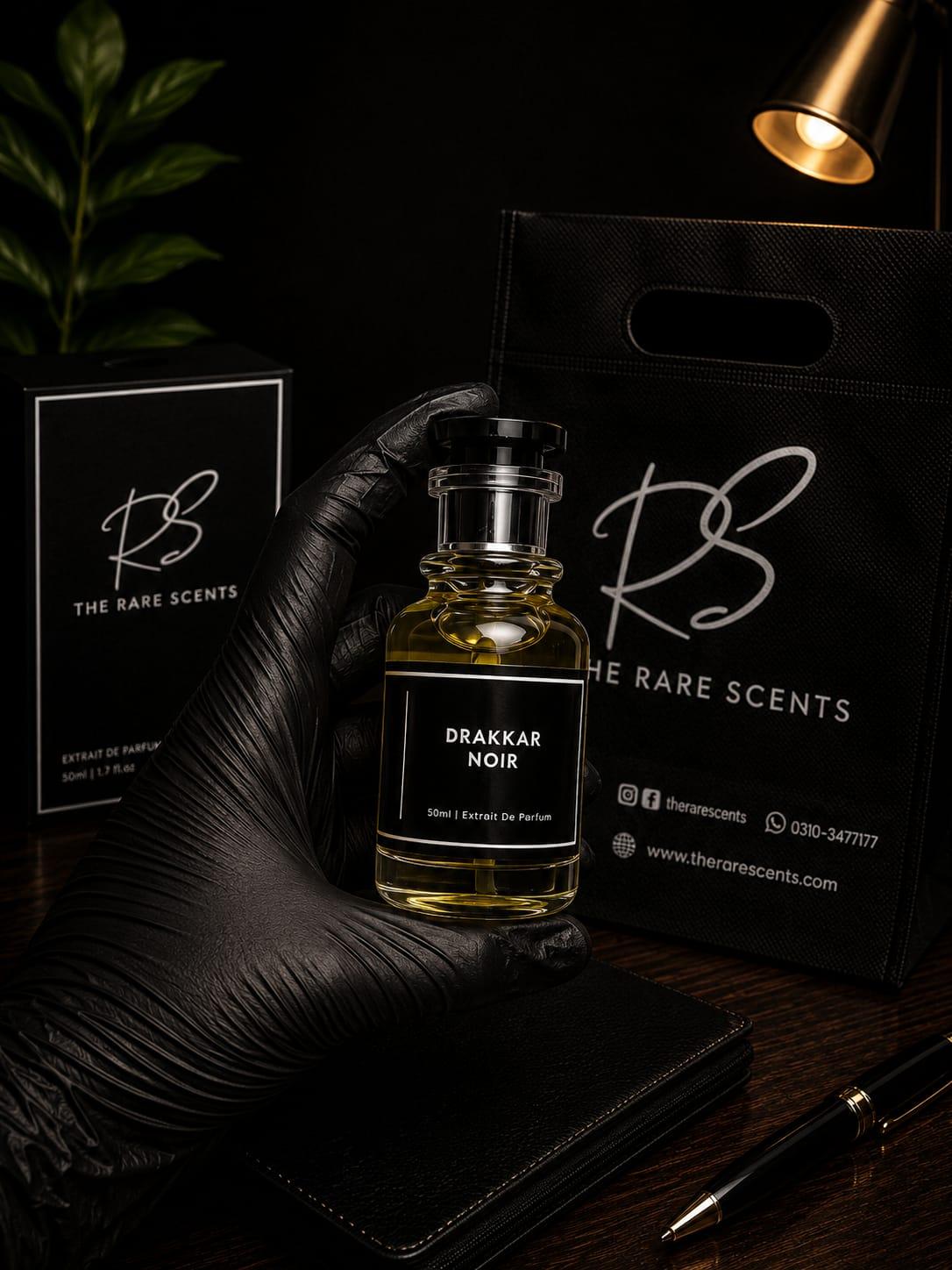 Drakkar Noir perfume bottle by The Rare Scents — original fragrance in Pakistan